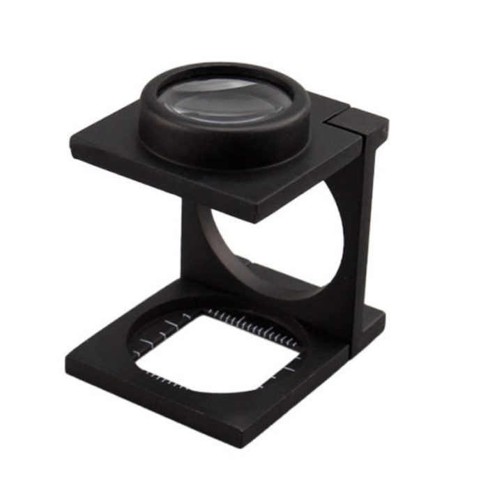 magnifier with light and stand