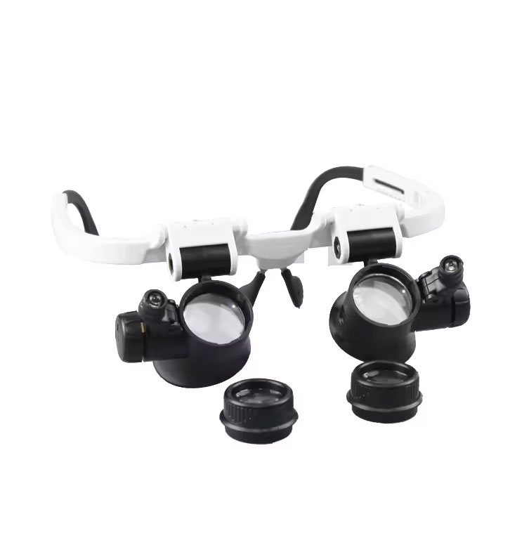 Headband Magnifier 4.5 Inch Wide Lens
