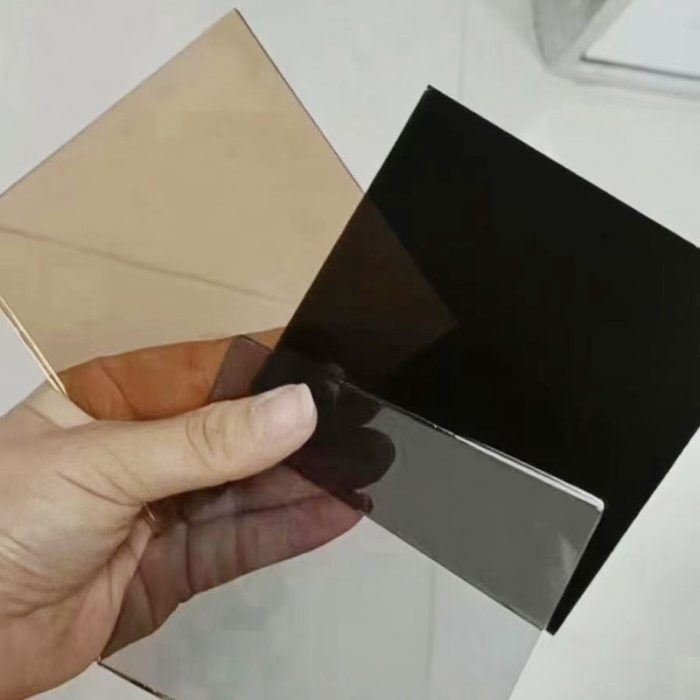 Black Coloured Glass