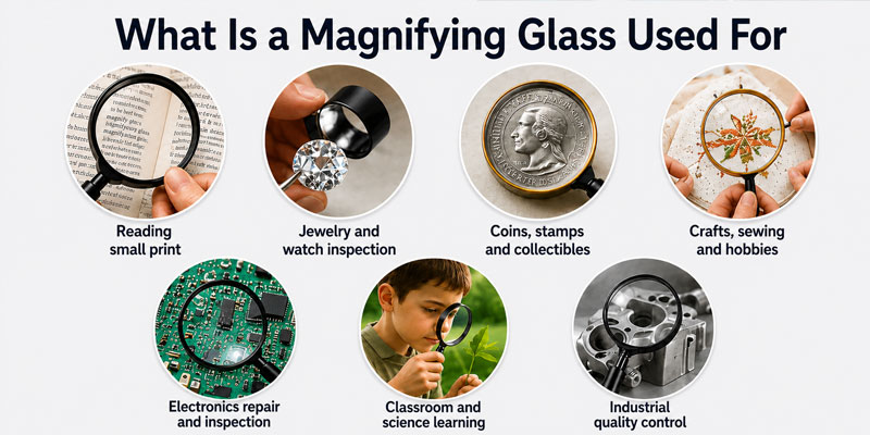 What Is a Magnifying Glass Used For